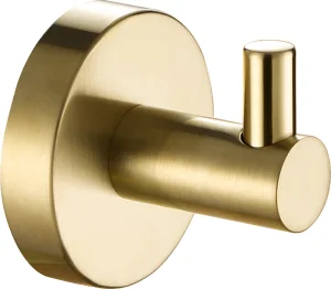 Just Taps Vos Robe Hook Brushed Brass