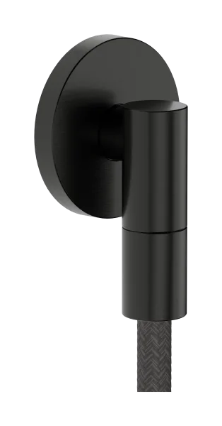 Hansgrohe Fixfit Fine S Wall Outlet 97 X 83 X 65mm Gunmetal/chrome - Brushed