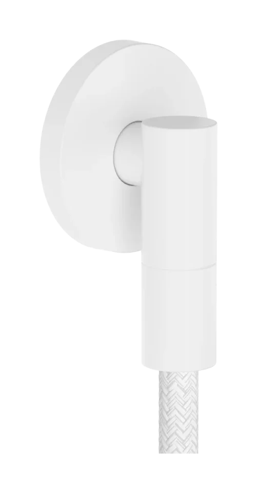 Hansgrohe Fixfit Fine S Wall Outlet 97 X 83 X 65mm White - Matt product image - Image 1