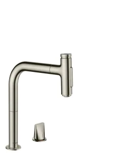Hansgrohe Metris Select M71 2-hole Single Lever Kitchen Mixer With Pull-out Spray Stainless Steel