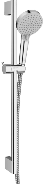 Hansgrohe Vernis Blend Shower Set 100 Vario Ecosmart With Shower Bar Crometta 65 Cm Chrome