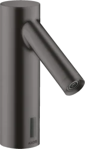 Axor Starck Electronic Basin Mixer 90 Without Temperature Control, Battery-operated Brushed Black Chrome