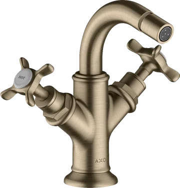 Axor Montreux Bidet Mixers 465 X 230 X 245mm Nickel - Brushed product image - Image 1