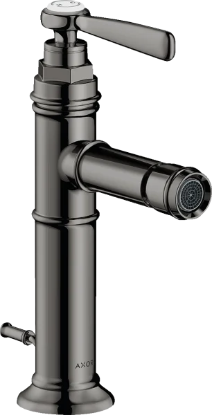 Axor Montreux Single Lever Bidet Mixer With Lever Handle And Pop-up Waste Polished Black Chrome