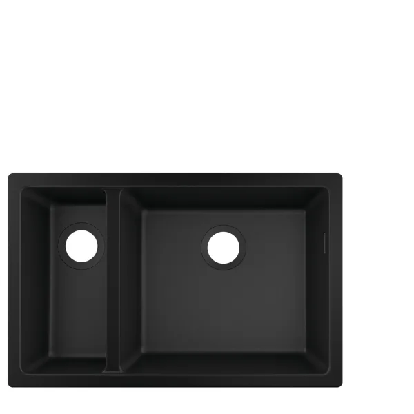 Hansgrohe S51 S510-u635 Undermount Sink 180/450 Black
