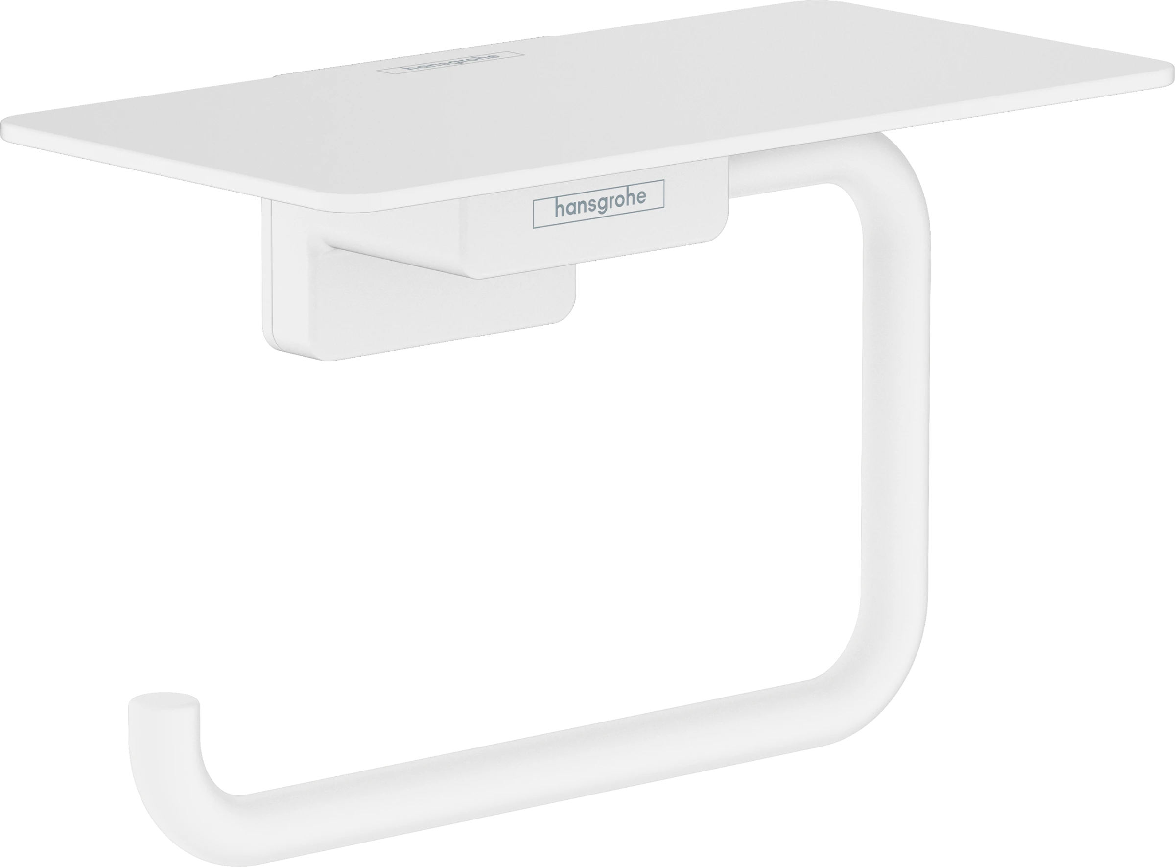 Hansgrohe Addstoris Q Roll Holder With Shelf Matt White