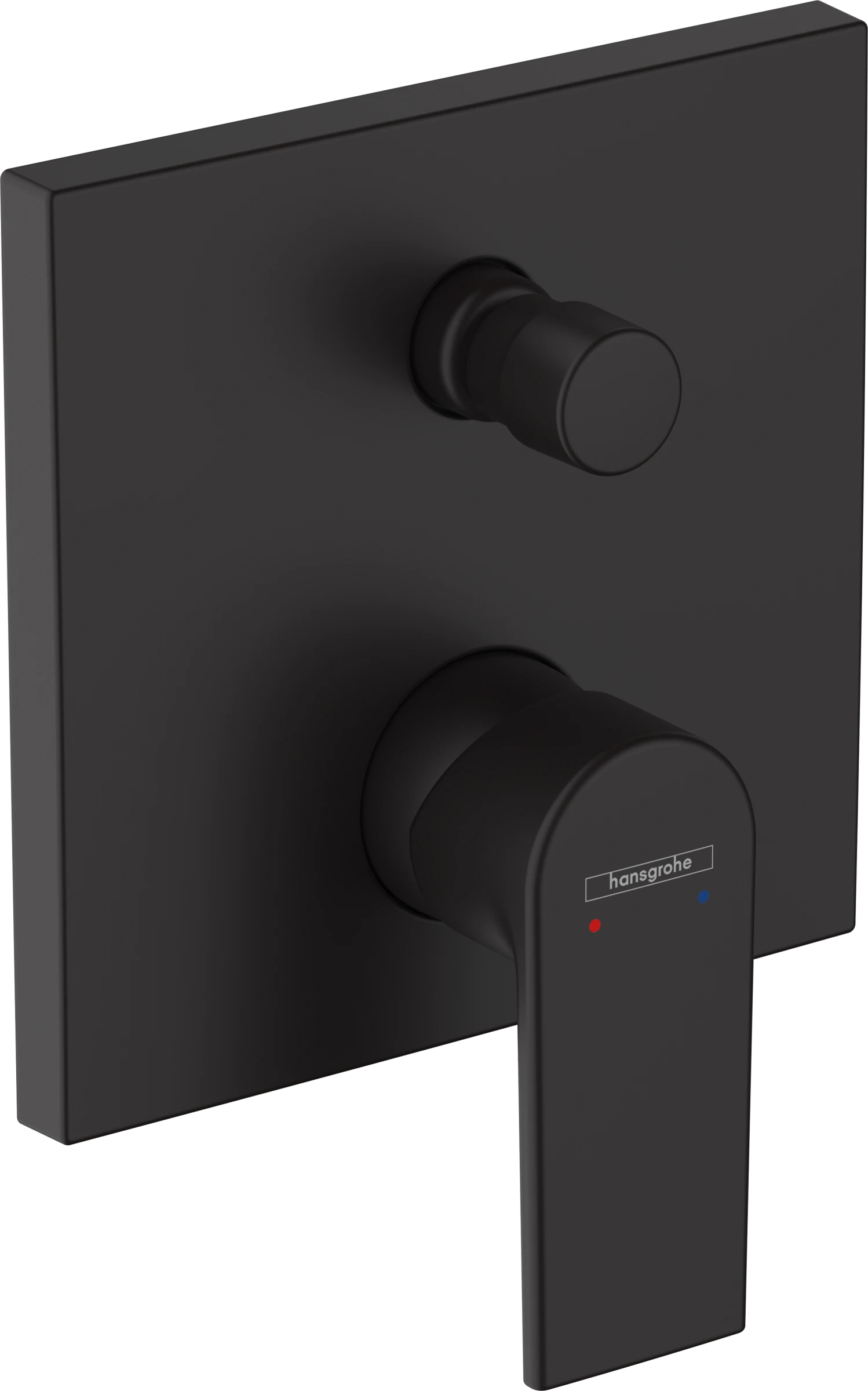 Hansgrohe Vernis Shape Single Lever Bath Mixer For Concealed Installation Matt Black