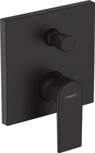 Hansgrohe Vernis Shape Single Lever Bath Mixer For Concealed Installation Matt Black