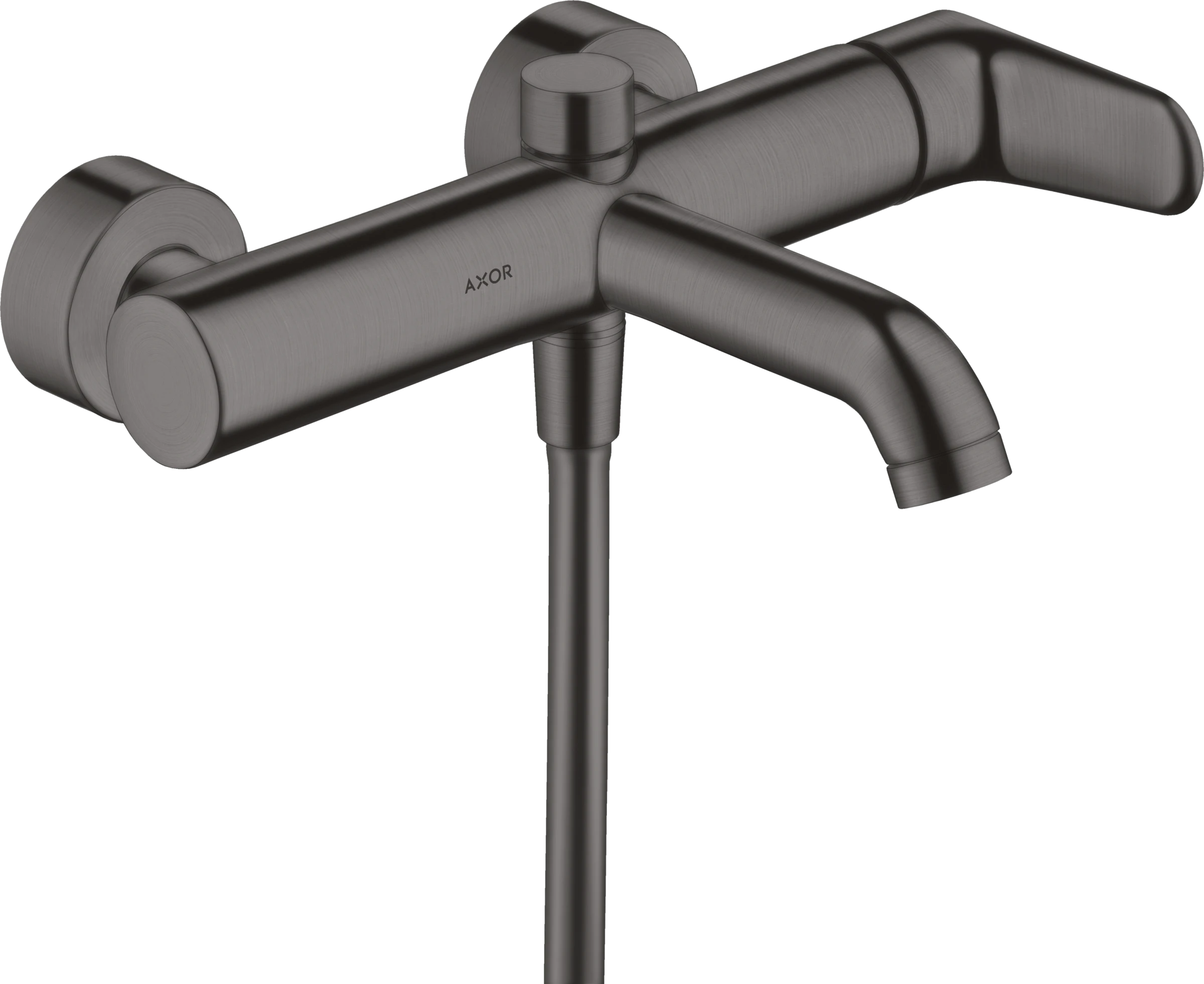 Axor Citterio M Single Lever Manual Bath Mixer For Exposed Installation Brushed Black Chrome