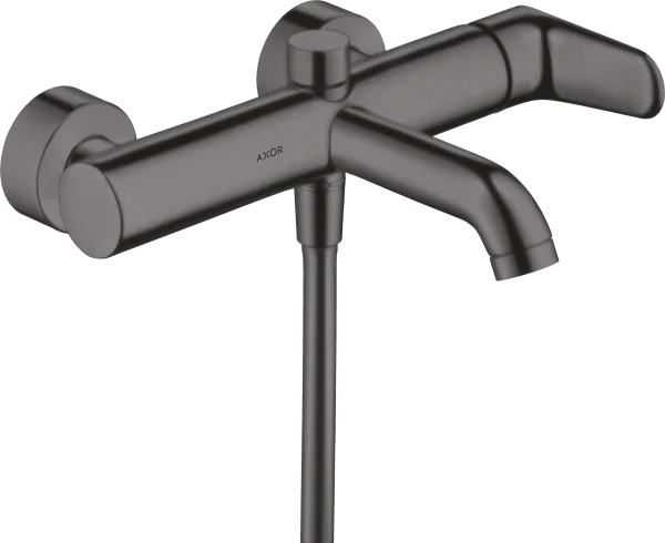 Axor Citterio M Single Lever Manual Bath Mixer For Exposed Installation Brushed Black Chrome