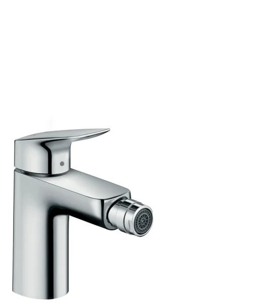 Hansgrohe Logis Single Lever Bidet Mixer 100 With Pop-up Waste Chrome