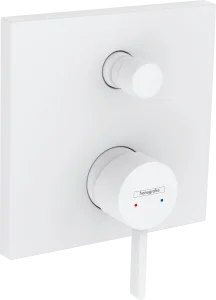 Hansgrohe Finoris Single Lever Bath Mixer For Concealed Installation Matt White