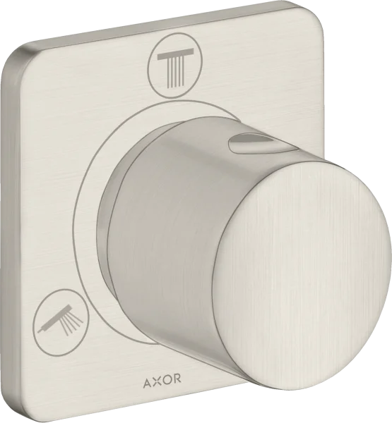 Axor Citterio M Shut-off / Diverter Valve Trio / Quattro Finish Set Stainless Steel