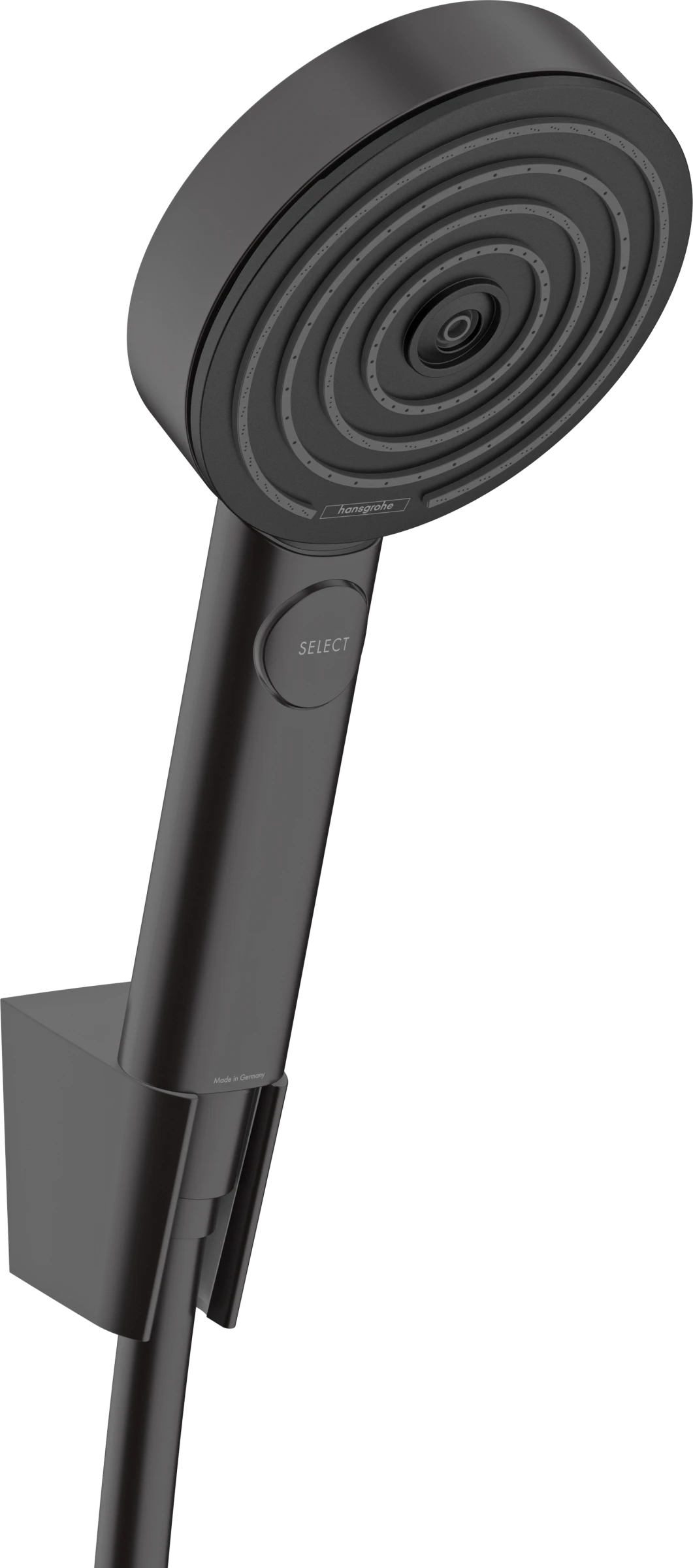 Hansgrohe Pulsify Select S Shower Holder Set 105 3jet Relaxation With Shower Hose 125 Cm Matt Black