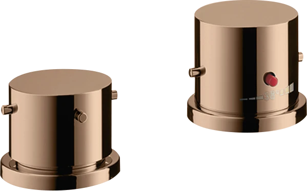 Axor Starck Thermostatic Bath Filler Concealed 130 X 110 X 87mm Rose Gold/gold - Polished
