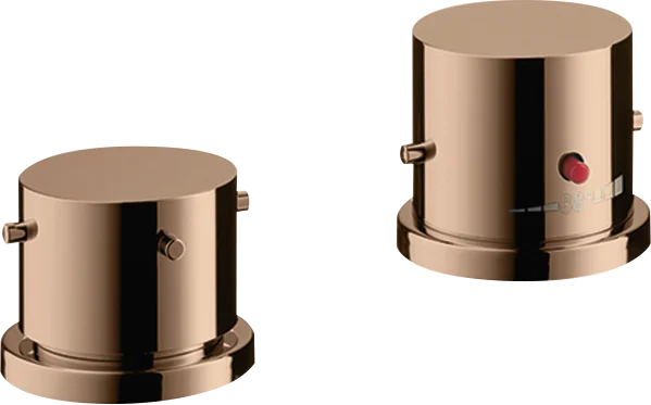 Axor Starck Thermostatic Bath Filler Concealed 130 X 110 X 87mm Rose Gold/gold - Polished