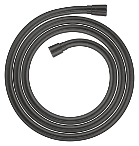 Axor Showersolutions Metal Effect Shower Hose 2.00 M With Conical Nuts Brushed Black Chrome