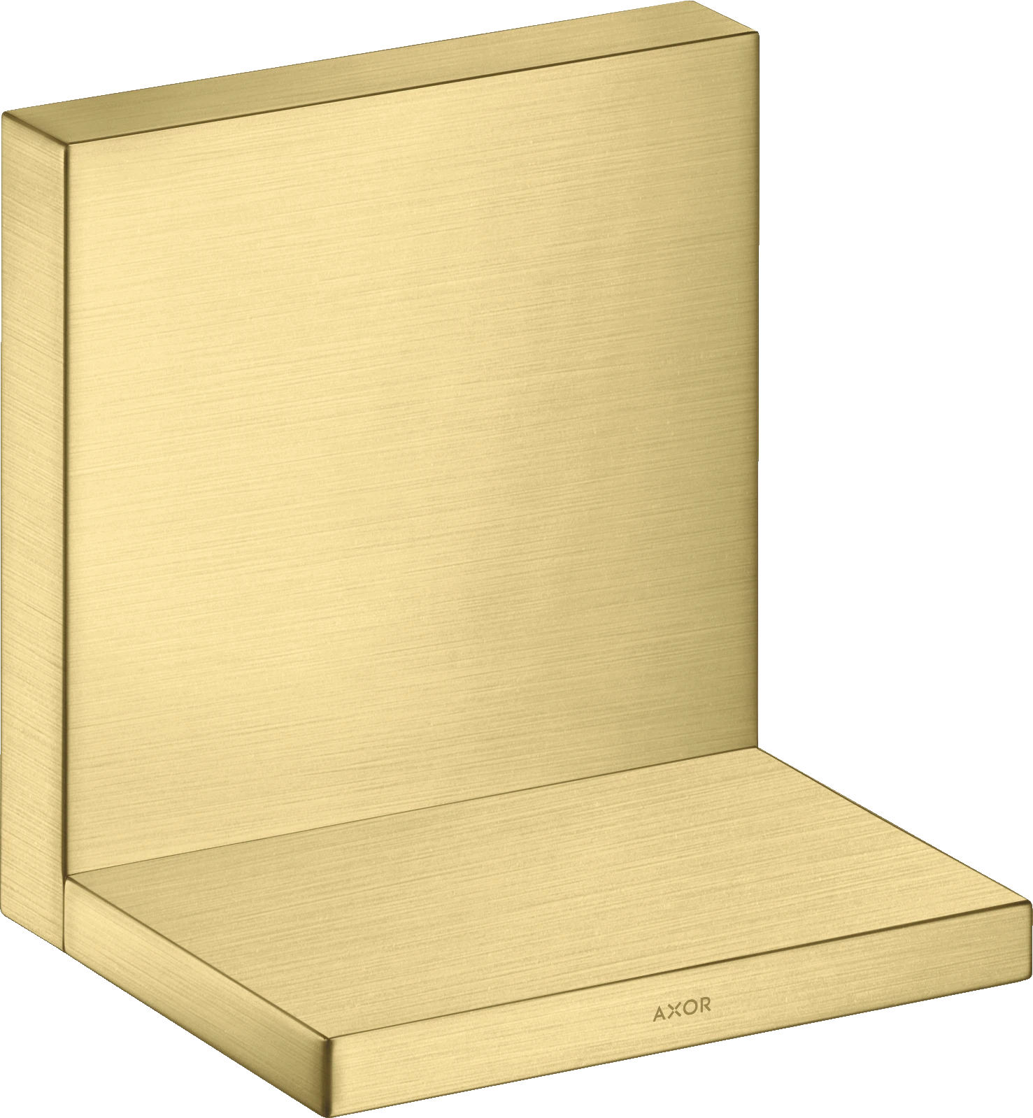 Axor Showersolutions Shelf 120 Mm X 120 Mm Brushed Brass