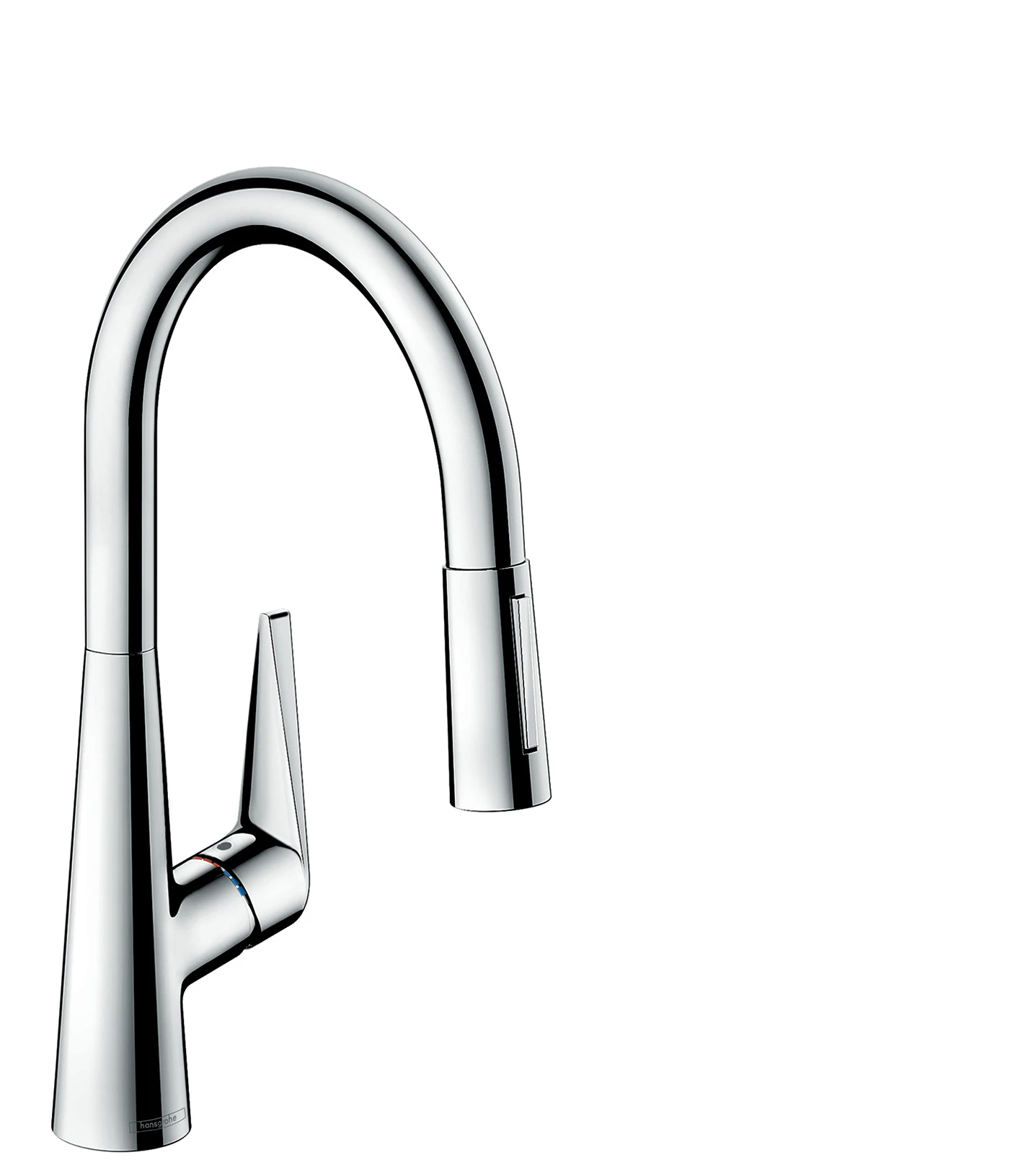 Hansgrohe Talis M51 Single Lever Kitchen Mixer 200 Ecosmart With Pull-out Spray And Sbox, 2 Spray Modes Chrome