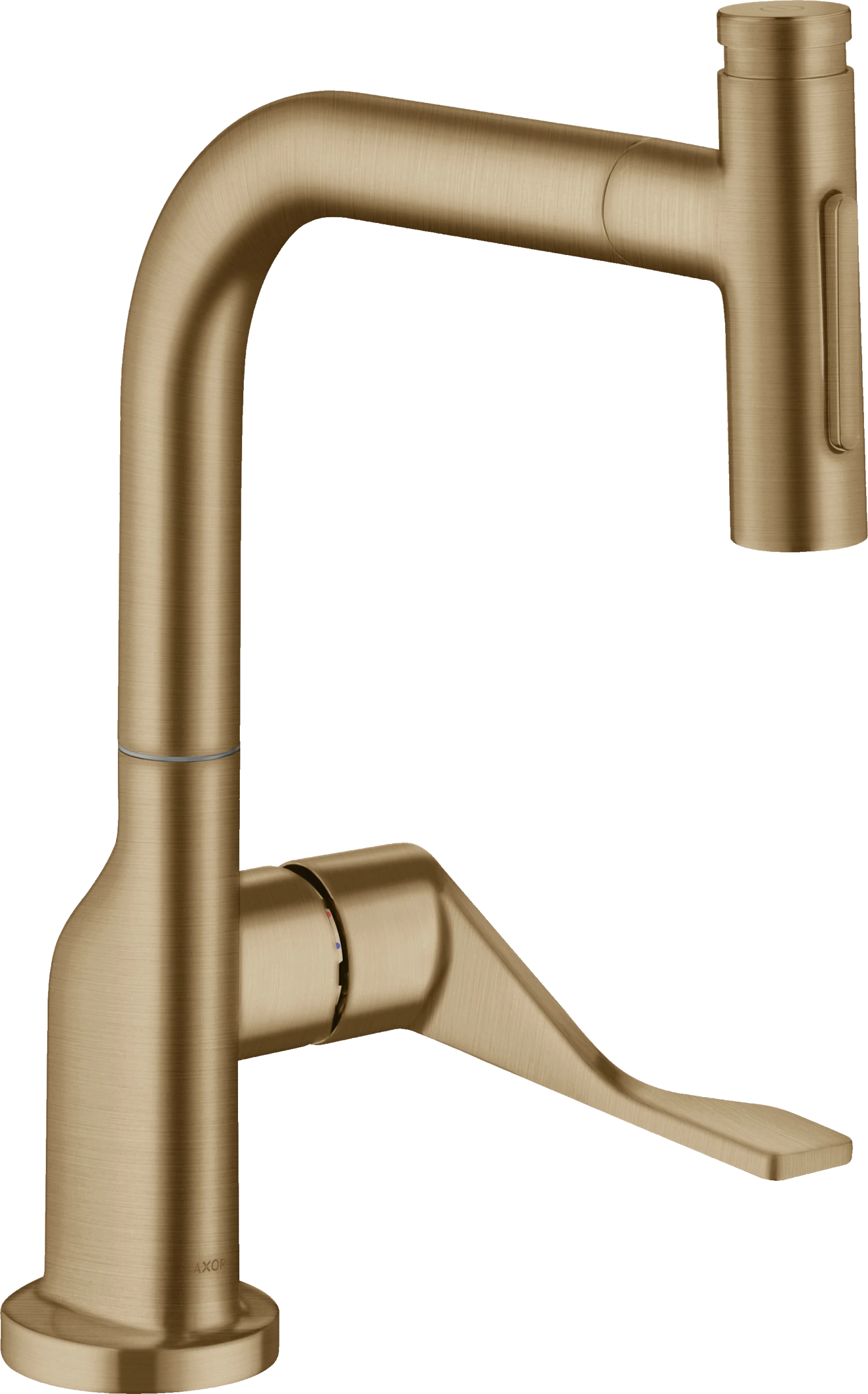 Axor Citterio Single Lever Kitchen Mixer Select 230 2jet With Pull-out Spray Brushed Bronze