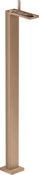 Axor Myedition Single Lever Basin Mixer Floor-standing With Push-open Waste Without Plate Brushed Red Gold