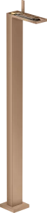 Axor Myedition Single Lever Basin Mixer Floor-standing With Push-open Waste Without Plate Brushed Red Gold