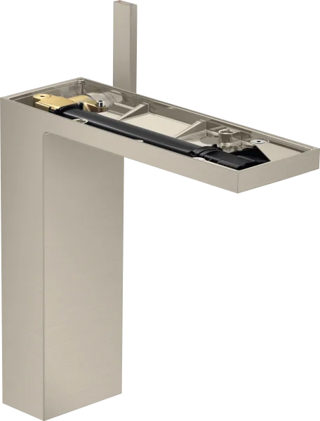 Axor Myedition Single Lever Basin Mixer 230 With Push-open Waste Without Plate Brushed Nickel