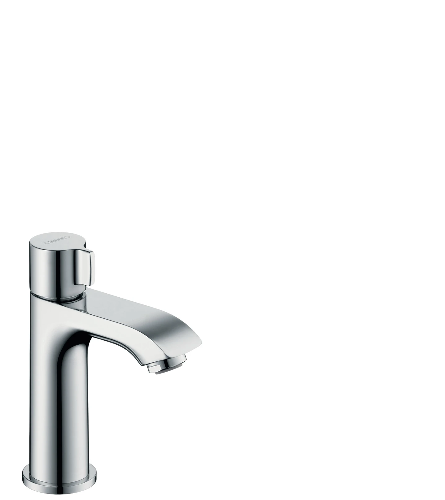 Hansgrohe Metris Pillar Tap 100 For Cold Water Without Waste Chrome