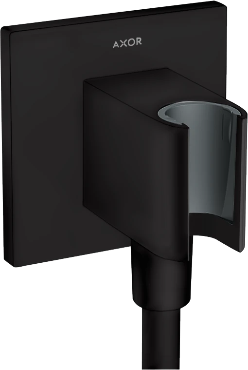 Axor Showersolutions Wall Outlet 132 X 110 X 90mm Black - Matt