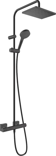 Hansgrohe Vernis Shape Showerpipe 230 1jet With Thermostat Matt Black