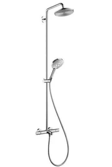 Hansgrohe Raindance S Showerpipes With Thermostatic Mixer 1452 X 293 X 109mm Chrome detail view - Image 2