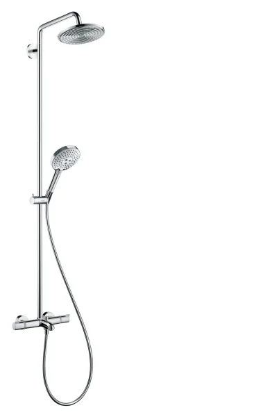 Hansgrohe Raindance S Showerpipe 240 1jet With Thermostatic Bath Mixer Chrome