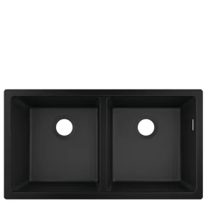 Hansgrohe S51 S510-u770 Undermount Sink 370/370 Black