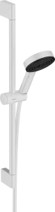 Hansgrohe Pulsify Select S Shower Set 105 3jet Relaxation Ecosmart With Shower Bar 65 Cm Matt White