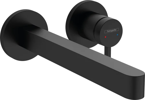 Hansgrohe Finoris Single Lever Basin Mixer For Concealed Installation Wall-mounted With Spout 228 Mm Matt Black