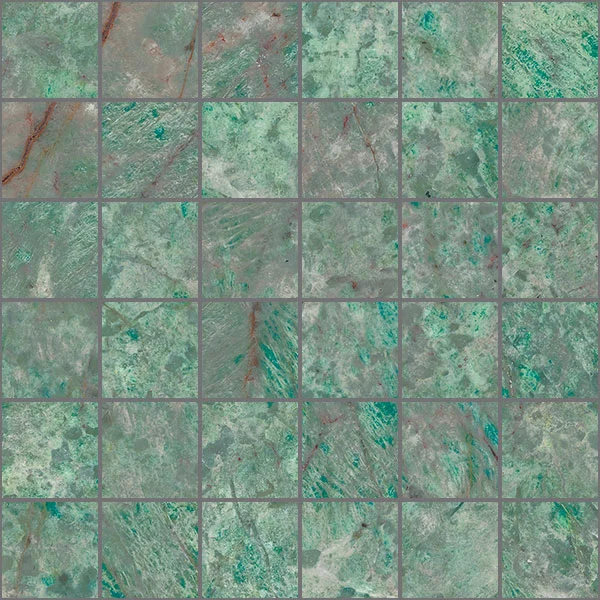 European Tiles Charmo Amazonite Mosaic 30 X 30cm Polished Wall Tile