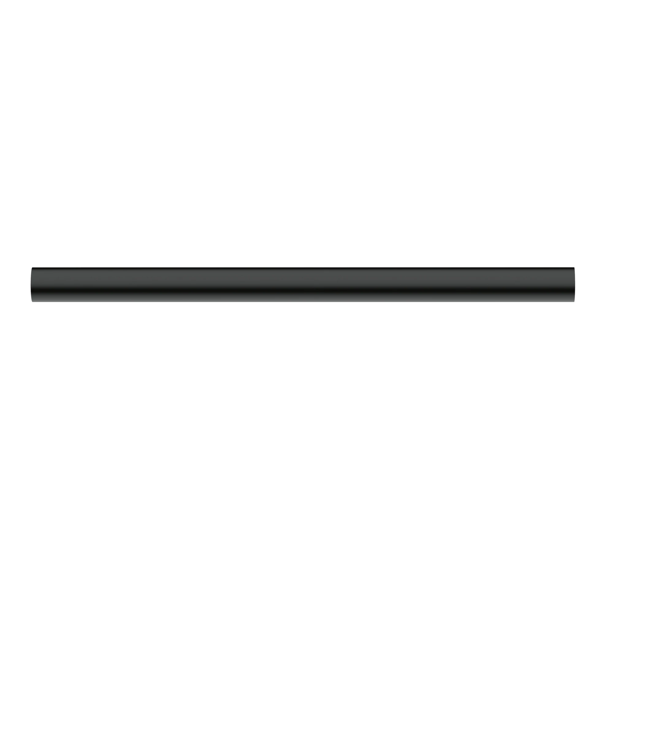 Hansgrohe Straight Pipe 500 Mm Matt Black