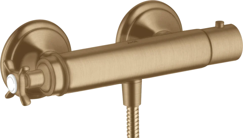 Axor Montreux Thermostatic Shower Mixer Exposed 360 X 135 X 105mm Bronze - Brushed product image - Image 1