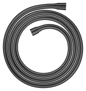 Axor Showersolutions Metal Effect Shower Hose 2.00 M With Conical Nuts Polished Black Chrome