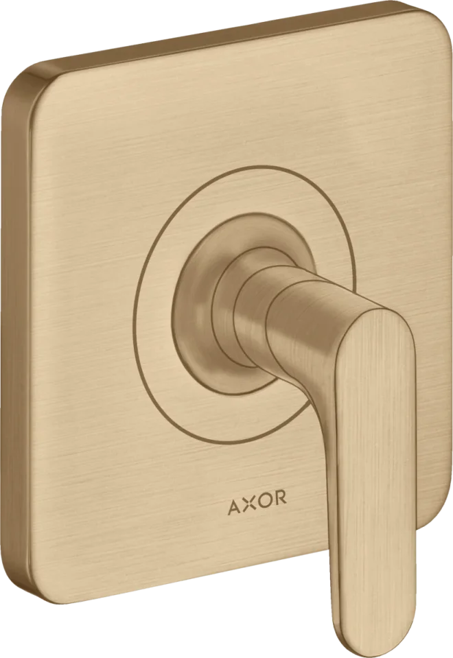 Axor Citterio M Shut-off Valves 130 X 110 X 87mm Bronze - Brushed product image - Image 1