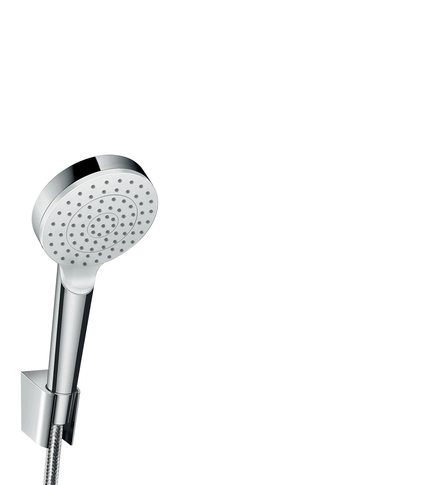 Hansgrohe Crometta Shower Holder Set 100 1jet Ecosmart With Shower Hose 160 Cm
