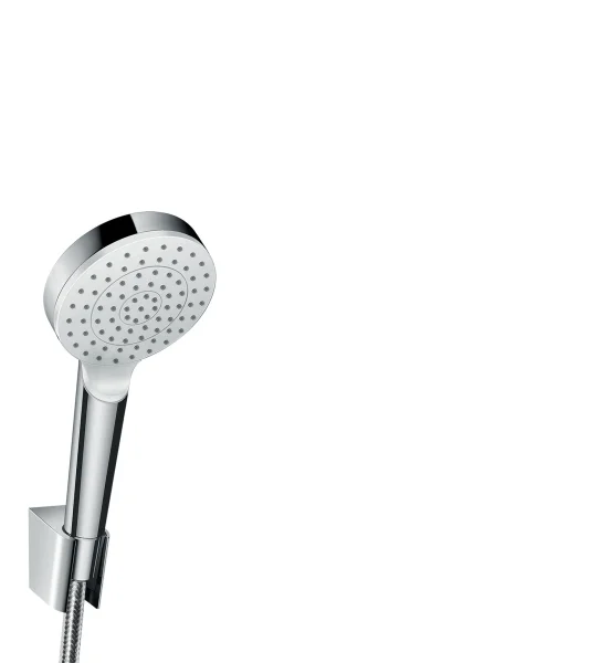 Hansgrohe Crometta Shower Holder Set 100 1jet Ecosmart With Shower Hose 160 Cm