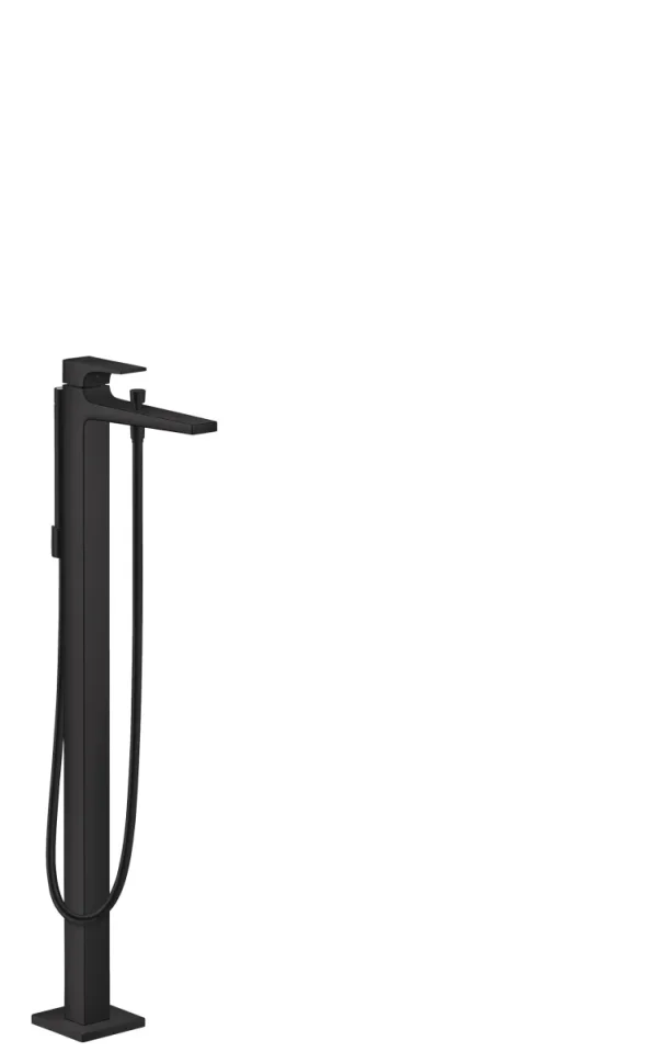 Hansgrohe Metropol Bath Mixers Concealed 1199 X 370 X 220mm Black - Matt product image - Image 1