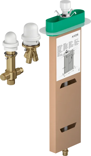 Axor Basic Set For 3-hole Rim Mounted Single Lever Bath Mixer
