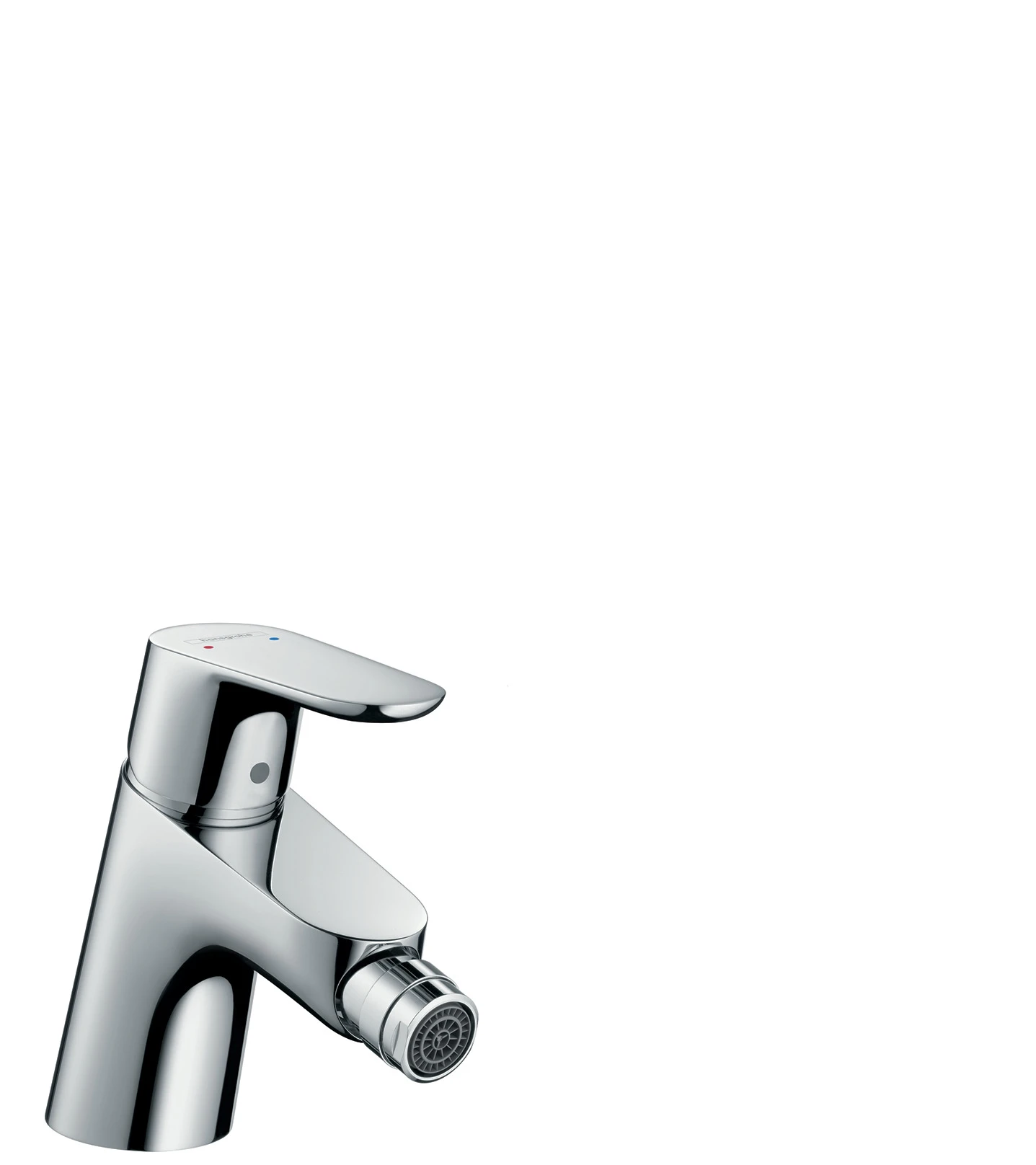 Hansgrohe Focus Single Lever Bidet Mixer With 2 Flow Rates And Pop-up Waste Chrome