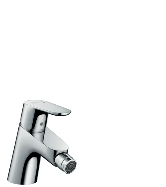 Hansgrohe Focus Single Lever Bidet Mixer With 2 Flow Rates And Pop-up Waste Chrome