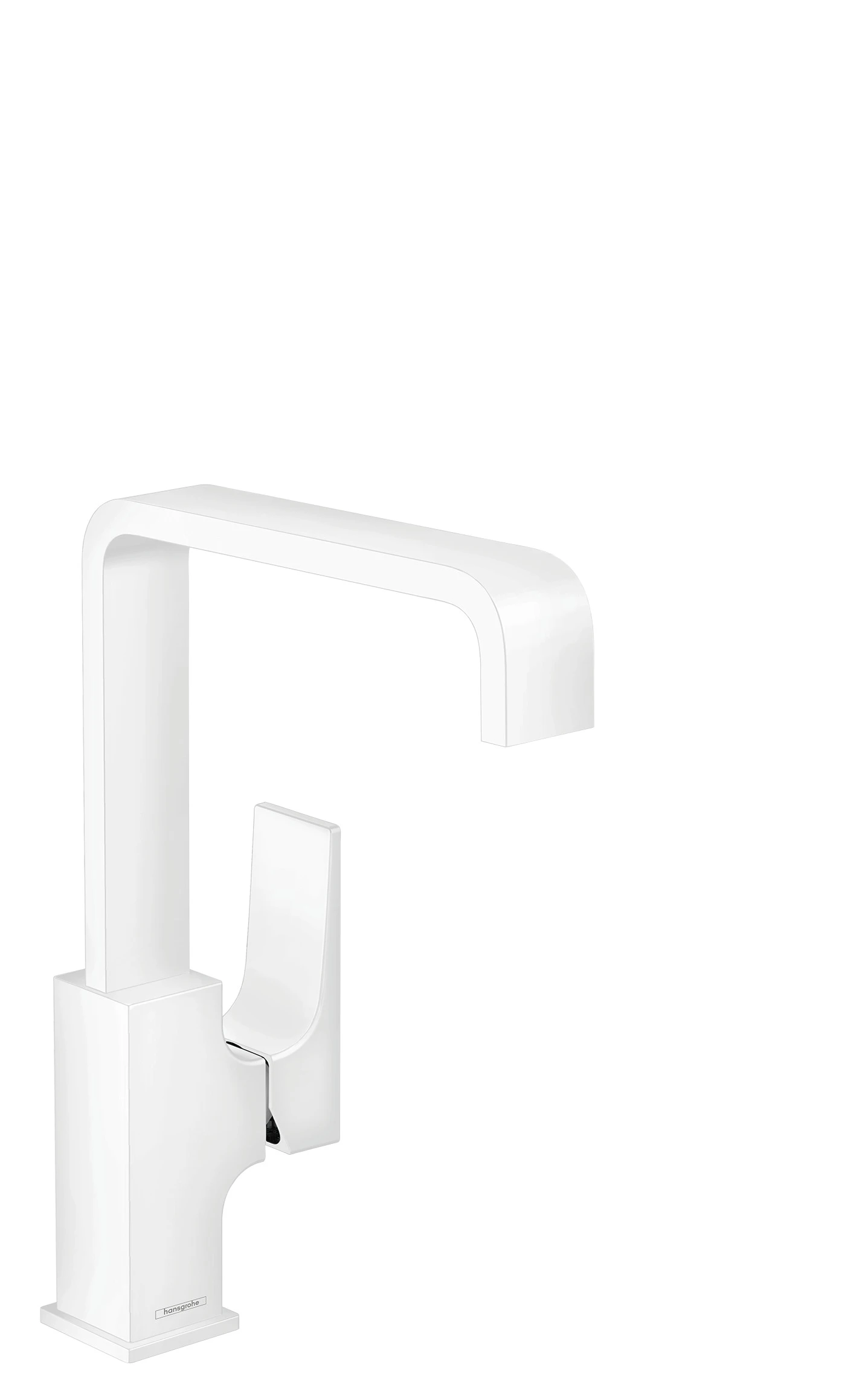 Hansgrohe Metropol Single Lever Basin Mixer 230 With Lever Handle And Push-open Waste Matt White
