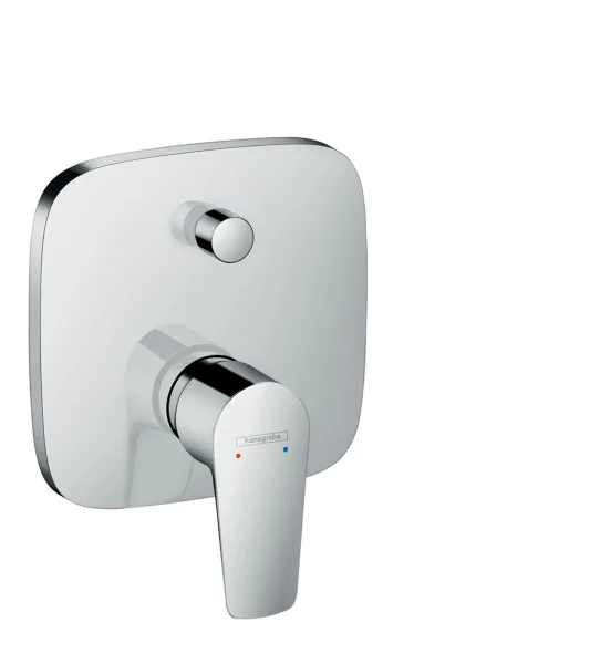 Hansgrohe Talis E Single Lever Manual Bath Mixer For Concealed Installation With Integrated Backflow Prevention Chrome