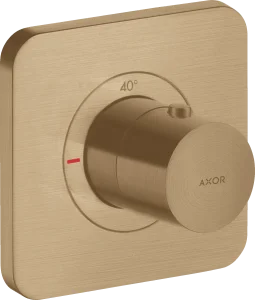 Axor Citterio E Thermostatic Mixer 120/120 For Concealed Installation Brushed Bronze