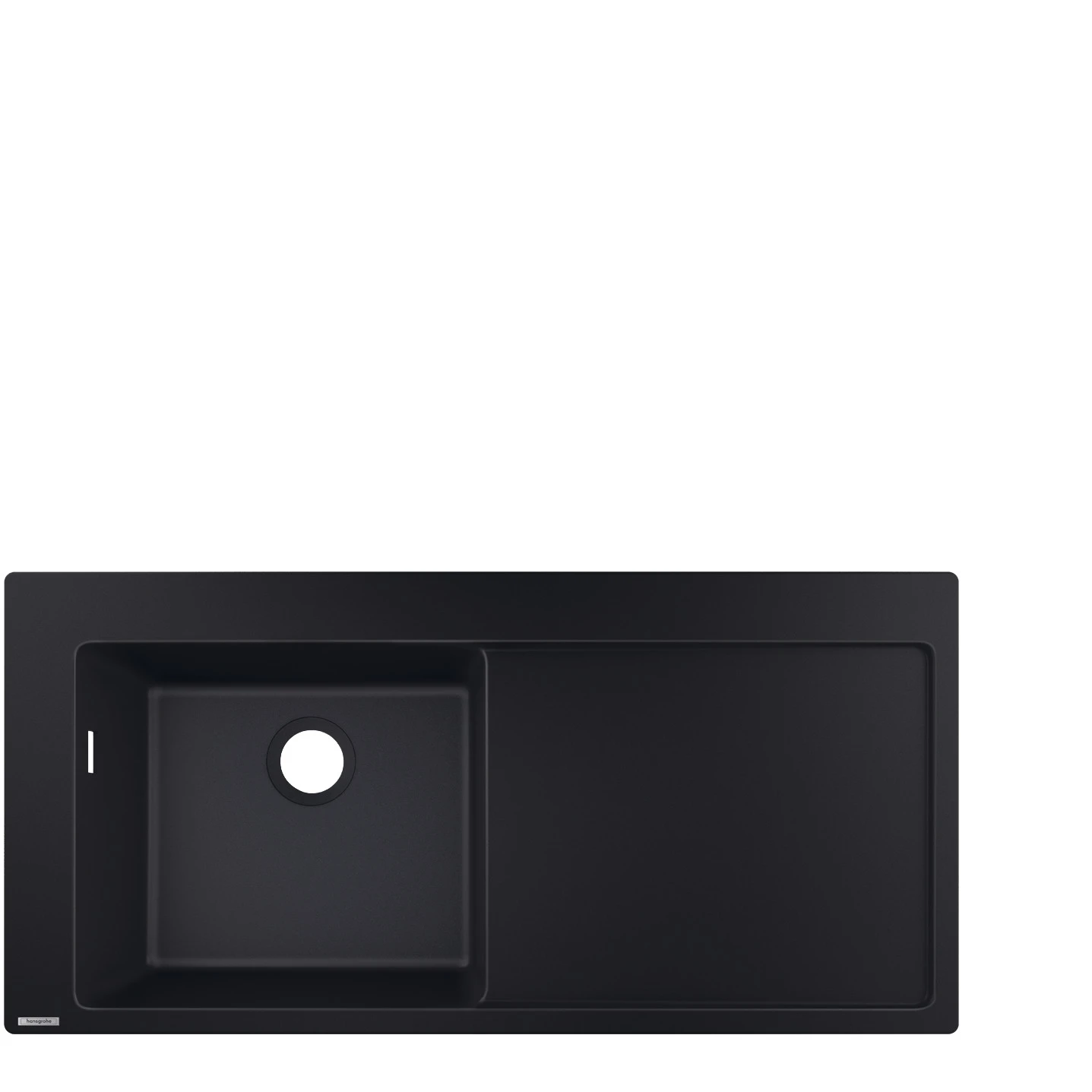 Hansgrohe S51 S5110-f450 Built-in Sink 450 With Drainer Black